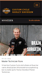 Mobile Screenshot of custom-cycle.dk